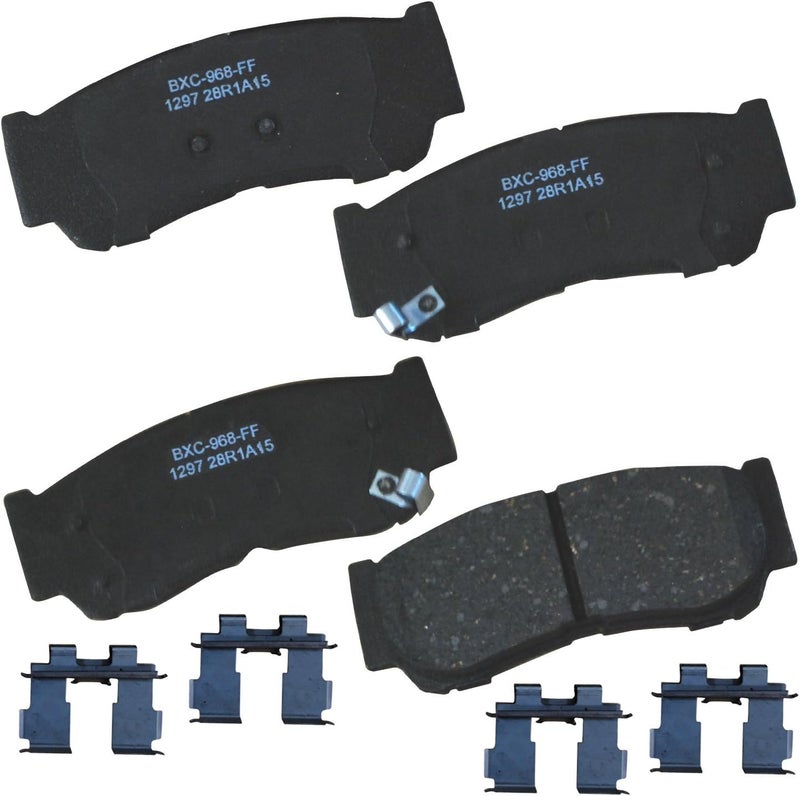 Bendix Premium SBC1297 Ceramic Rear Brake Pads for Hyundai Santa Fe 2009-2007 - Image 1